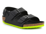 Birkenstock Milano Kinder Desert Soil Black Lime 1022129