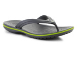 CROCS Crocband Flip Graphite /Volt Green 11033-0A1