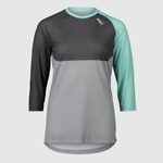 POCSS2152848-8320 POC MTB PURE 3/4 JERSEY LT FLUORITE GREEN/ SYLVANITE GREY/ALLOY 2152848-8320 JERSEY