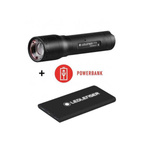 Svítilna a powerbanka Ledlenser P7R Black Combo 502047