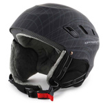 Lyžařská helma s brýlemi Dark Grey S200-2