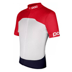 POCSS17550018004SML1 POC RACEDAY WO CLIMBER JERSEY BOHRIUM RED/HYDROGEN WHITE SS17550018004SML1