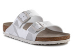 Birkenstock Arizona Desert Soil Geo Camo Snow White 1024881