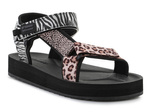 D.Franklin Forest High Strips Animal Print DFSH404002-ABLA Black