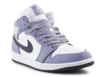 Nike Air Jordan 1 MID DQ8426-145 White/Dark Blue Grey Blanc/Bleu Gris Fonce