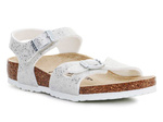 Birkenstock Rio Kids Cosmic Sparkle White sandály 1022198