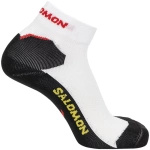 Salomon UNISEX SPEEDCROSS ANKLE DX+SX 1P NAUTICAL C19730 WHITE/BLACK/EMPIRE YELLOW