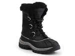 BearPaw 1871Y Black Gray children's winter shoes