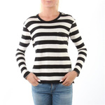 Tričko Levi's® s dlouhým rukávem Perfect Pocket Tee "Striped Black/White"