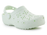 Crocs Classic Floral Cut Out Clog 210927-3YH Jade Tint
