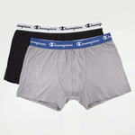 CHAMPION ESSENTIAL 2-PACK BLACK/GREY Y0B14