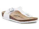 Birkenstock Gizeh Kids BS 1027260 Shiny Lizard White