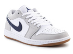 Nike Air Jordan 1 LOW 553558-146 White/ Midnight Navy Blanc/ Marine Minuit